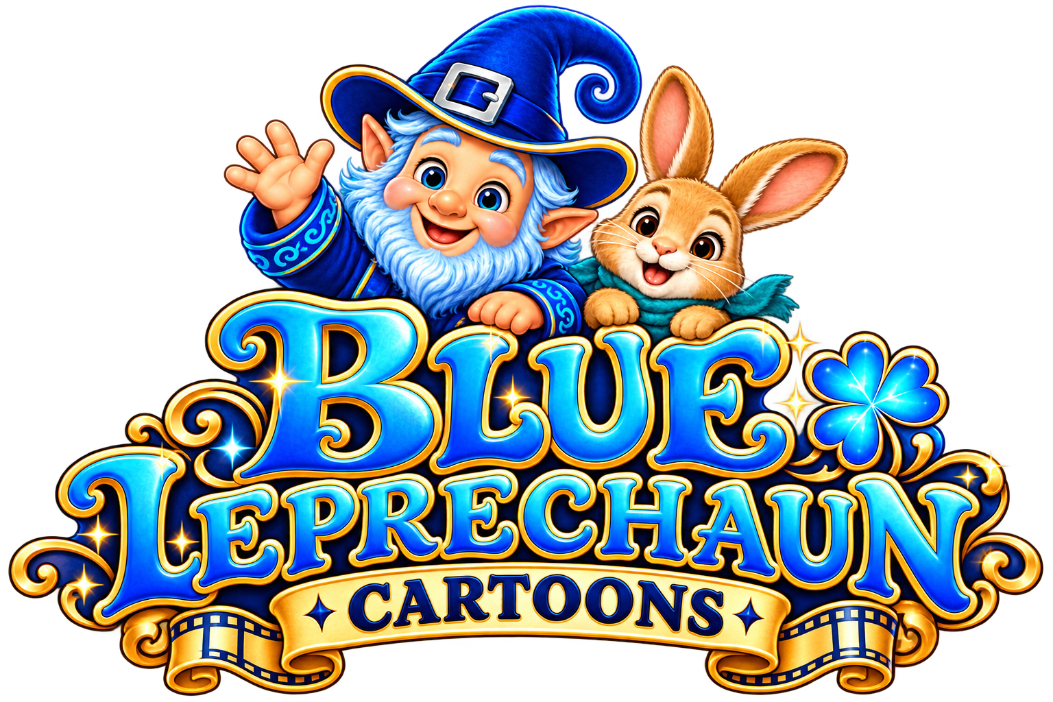 Blue Leprechaun Cartoons