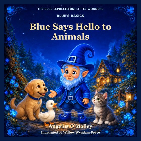 Cover of Blue Says Hello to Animals