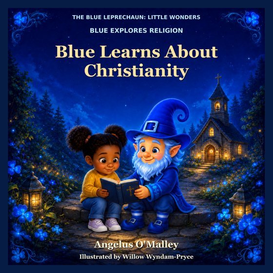 Cover of Blue Learns About Christianity