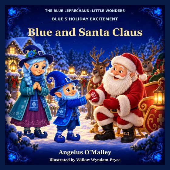 Cover of Blue and Santa Claus