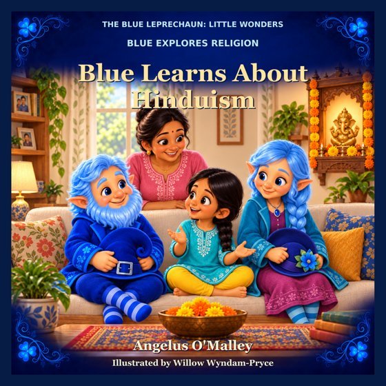 Cover of Blue Learns About Hinduism