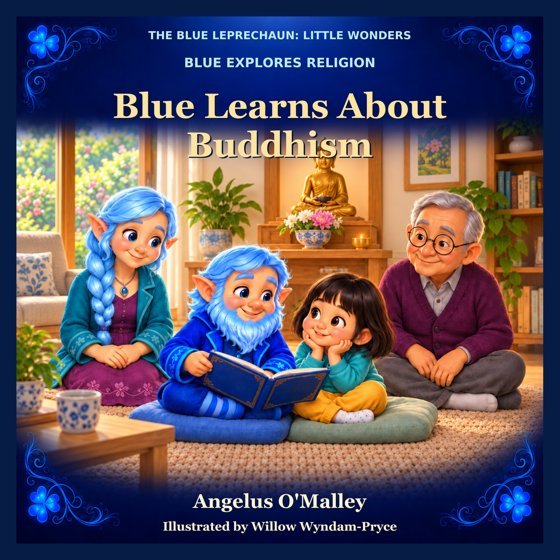 Cover of Blue Learns About Buddhism