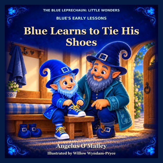 Cover of Blue Learns to Tie His Shoes
