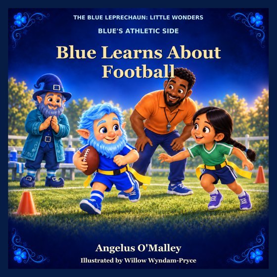 Cover of Blue Learns About Football