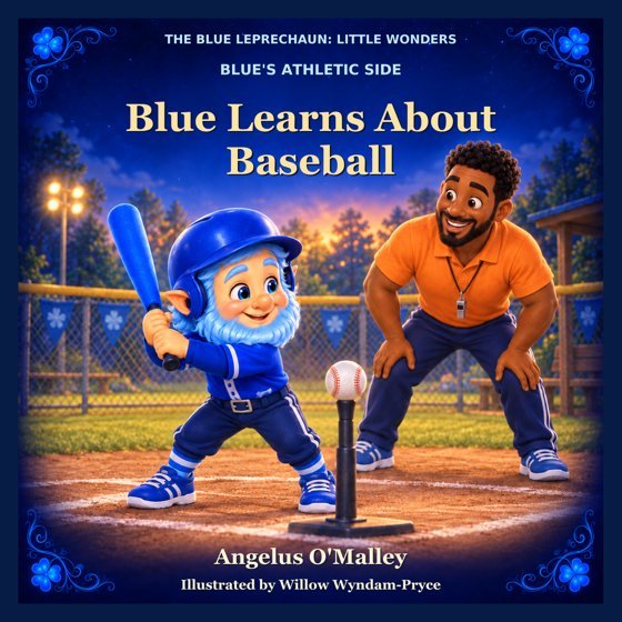 Cover of Blue Learns About Baseball