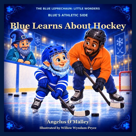 Cover of Blue Learns About Hockey