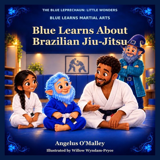 Cover of Blue Learns About Brazilian Jiu-Jitsu