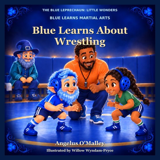 Cover of Blue Learns About Wrestling